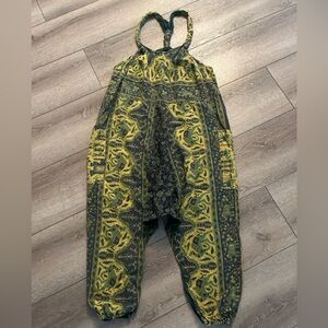 Handmade laughing mermaids harem jumpsuit overalls